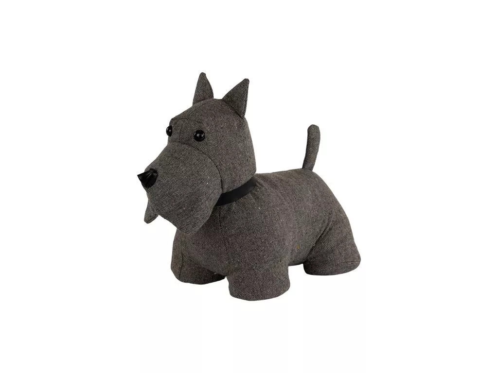 Dørstopper hund grå