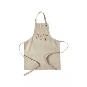 Børneforklæde med broderi