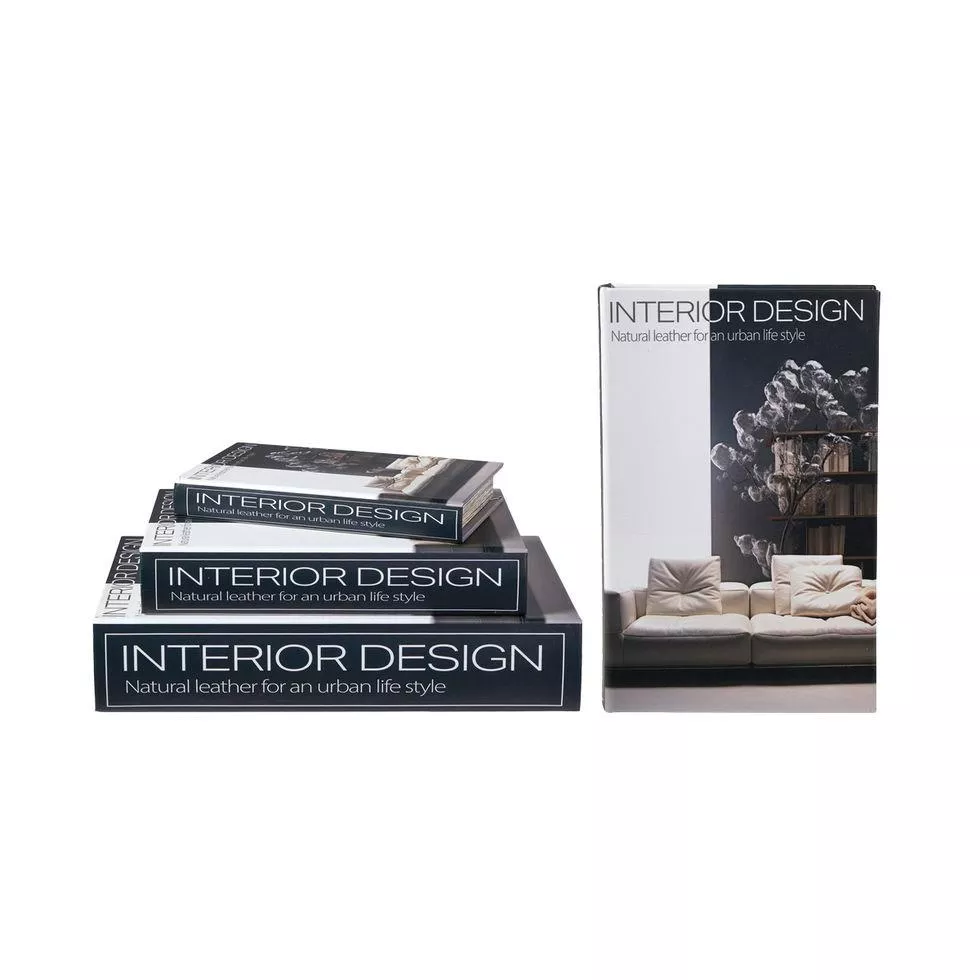 Dekorationsbog sofa hvid