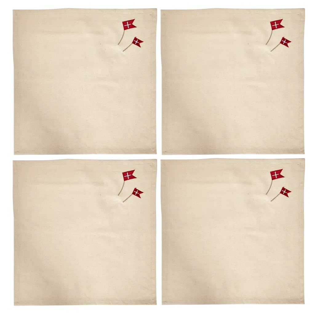 Fødselsdagsmundservietter natur