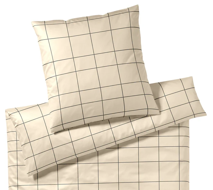 Cross sengetøj beige