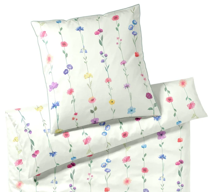 Flower show sengetøj white
