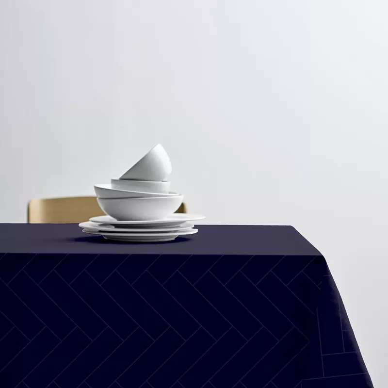 Tiles indigo voksdug