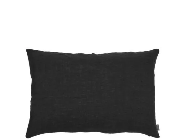 Linen sofapude black