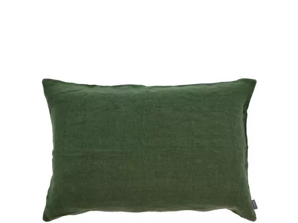 Linen sofapude forest green