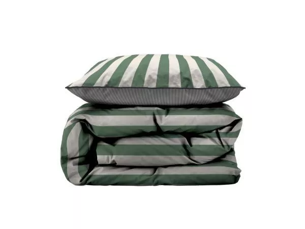 Parallel sengetøj hedge green