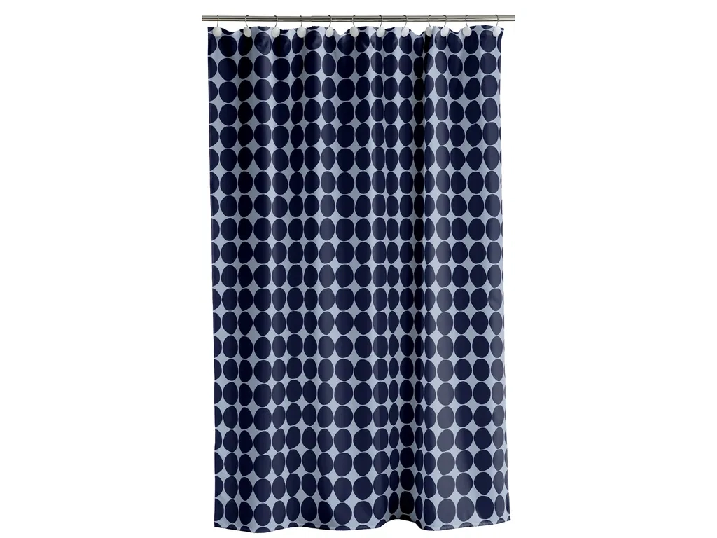 Bubbles badeforhæng linen blue