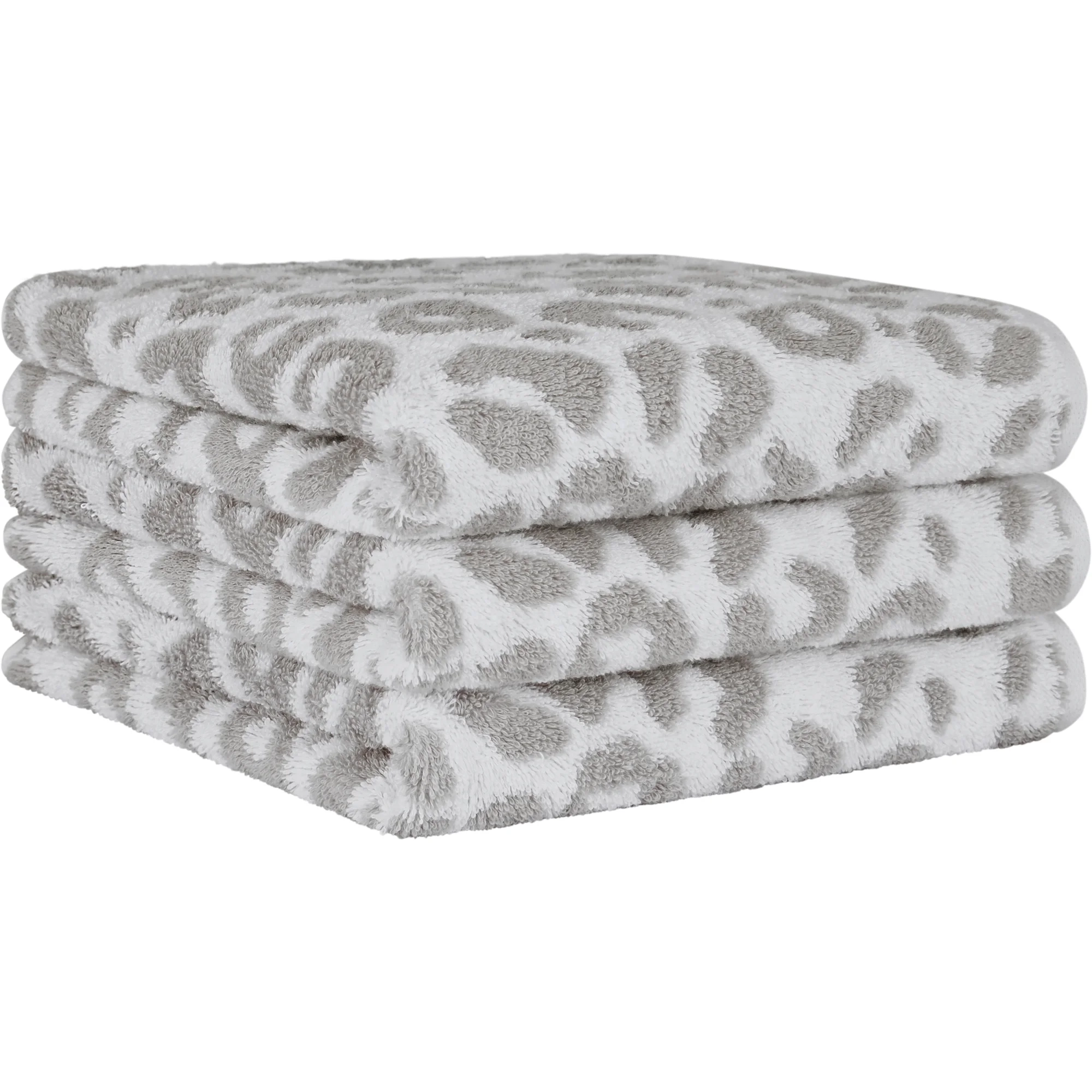 Two tone leo håndklæde platin