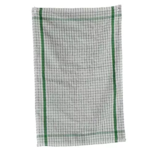 3 pak Frotté viskestykker grøn m/ hvid bund