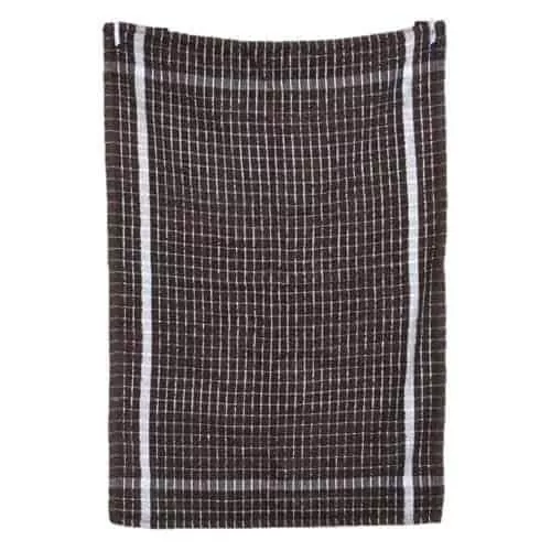 3 pak Frotté viskestykker sort