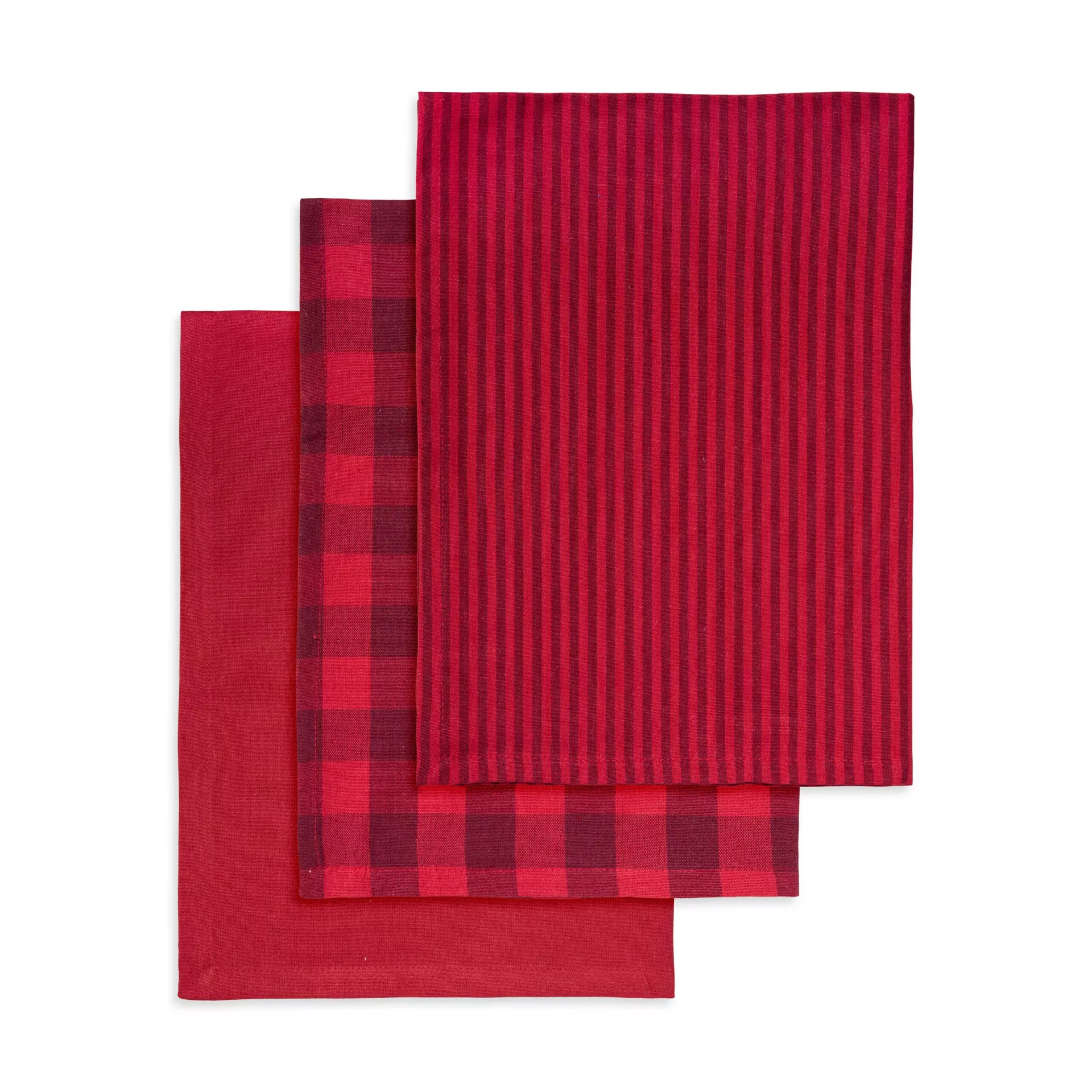 Viskestykker 3-pak, cayenne