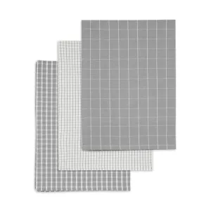 Viskestykker 3 pak grey