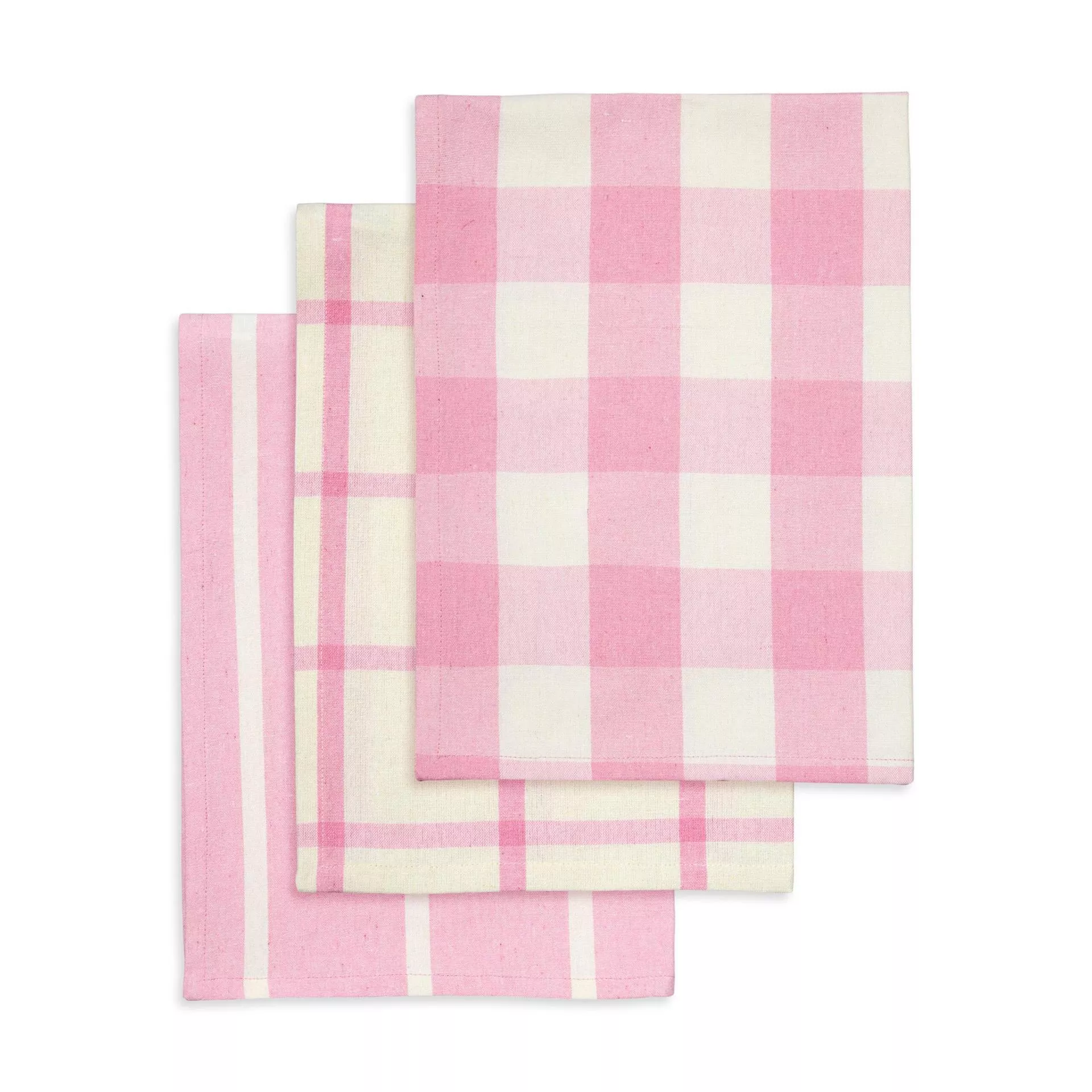 Viskestykker 3 pak poppy pink