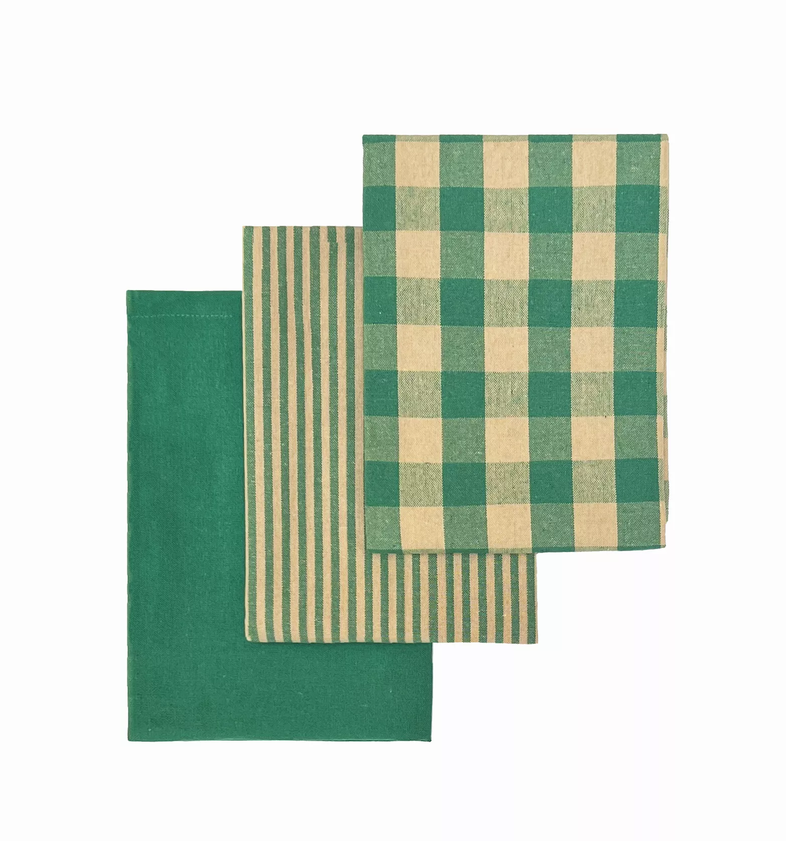 Viskestykker Engholm 3-pak, grøn