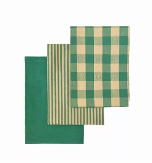 Viskestykker Engholm 3-pak, grøn