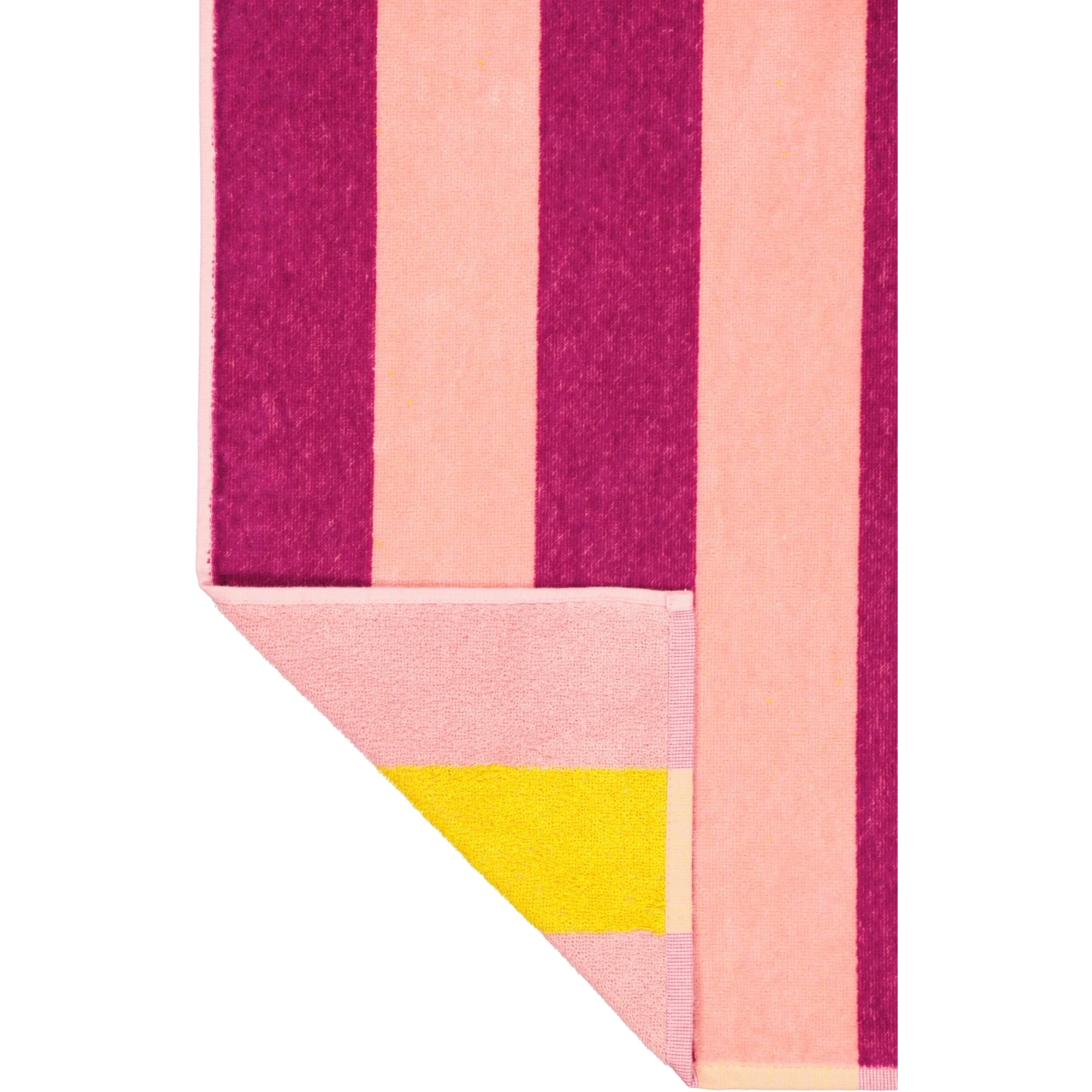 Beach tropical stripes håndklæde sunset