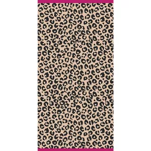 Leo strandhåndklæde natural