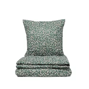 Fie sengetøj flonel forest green