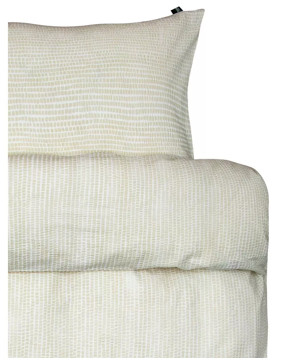 Aurora sengetøj lys oliven