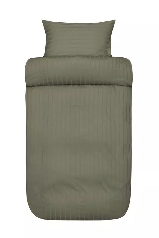 Milano sengetøj dæmpet grøn