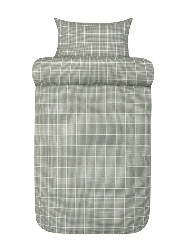 Eddie sengetøj muted green