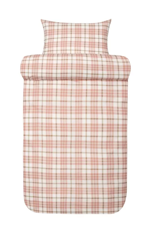 Lukas sengetøj flonel warm pink