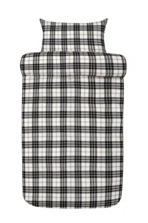 Lukas sengetøj flonel muted black