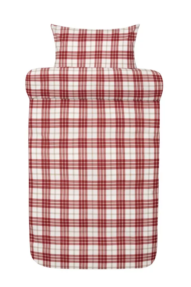 Lukas sengetøj flonel red