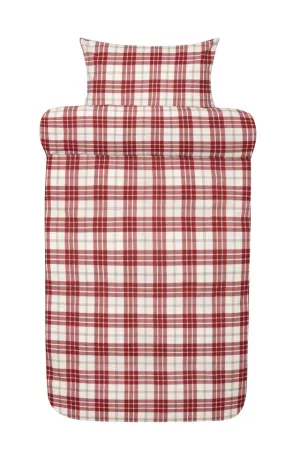 Lukas sengetøj flonel red