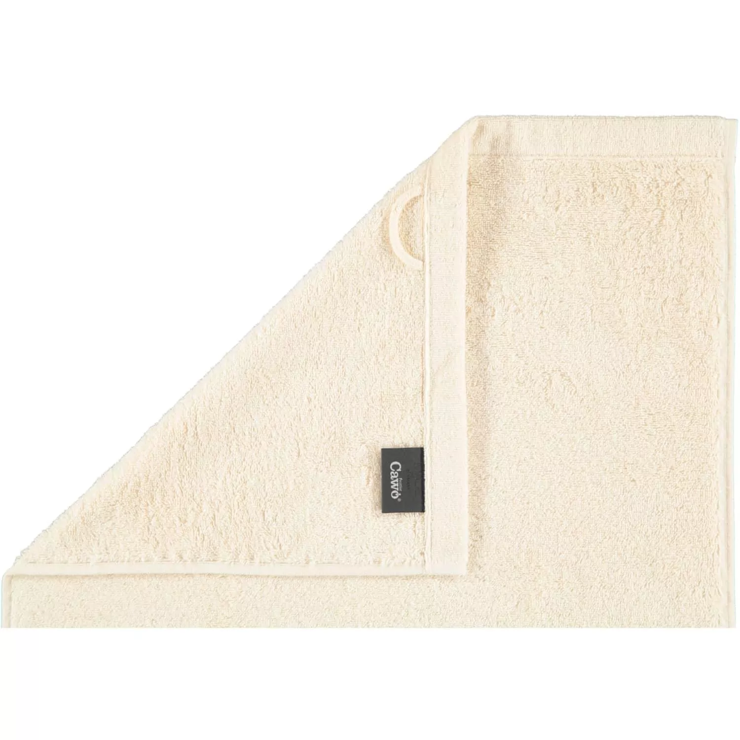 Lifestyle ensfarvet håndklæde natur