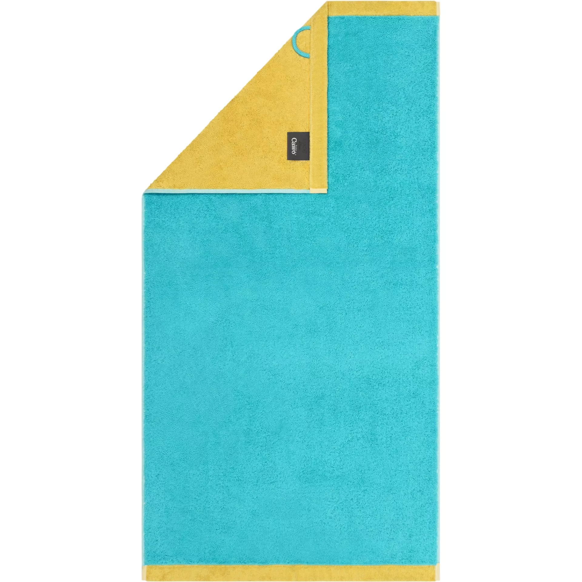 Splash håndklæde turkis/apricot