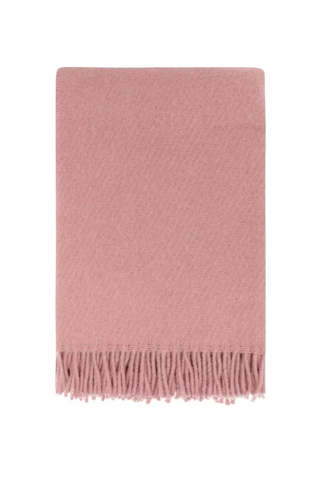 Falketind plaid varm rosa