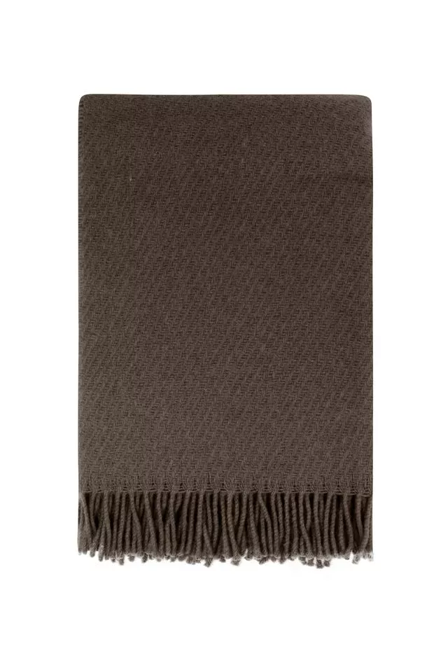 Falketind plaid chokoladebrun