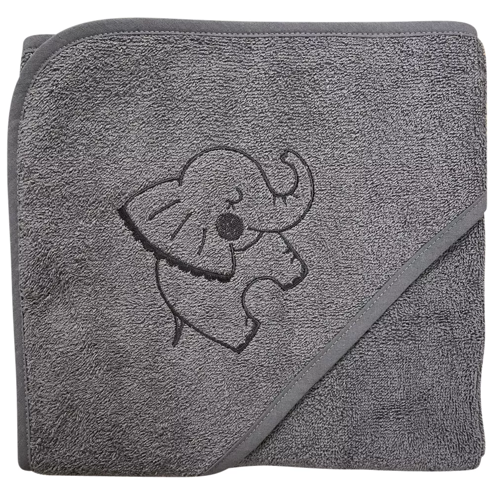 Elefant badeslag mørkegrå