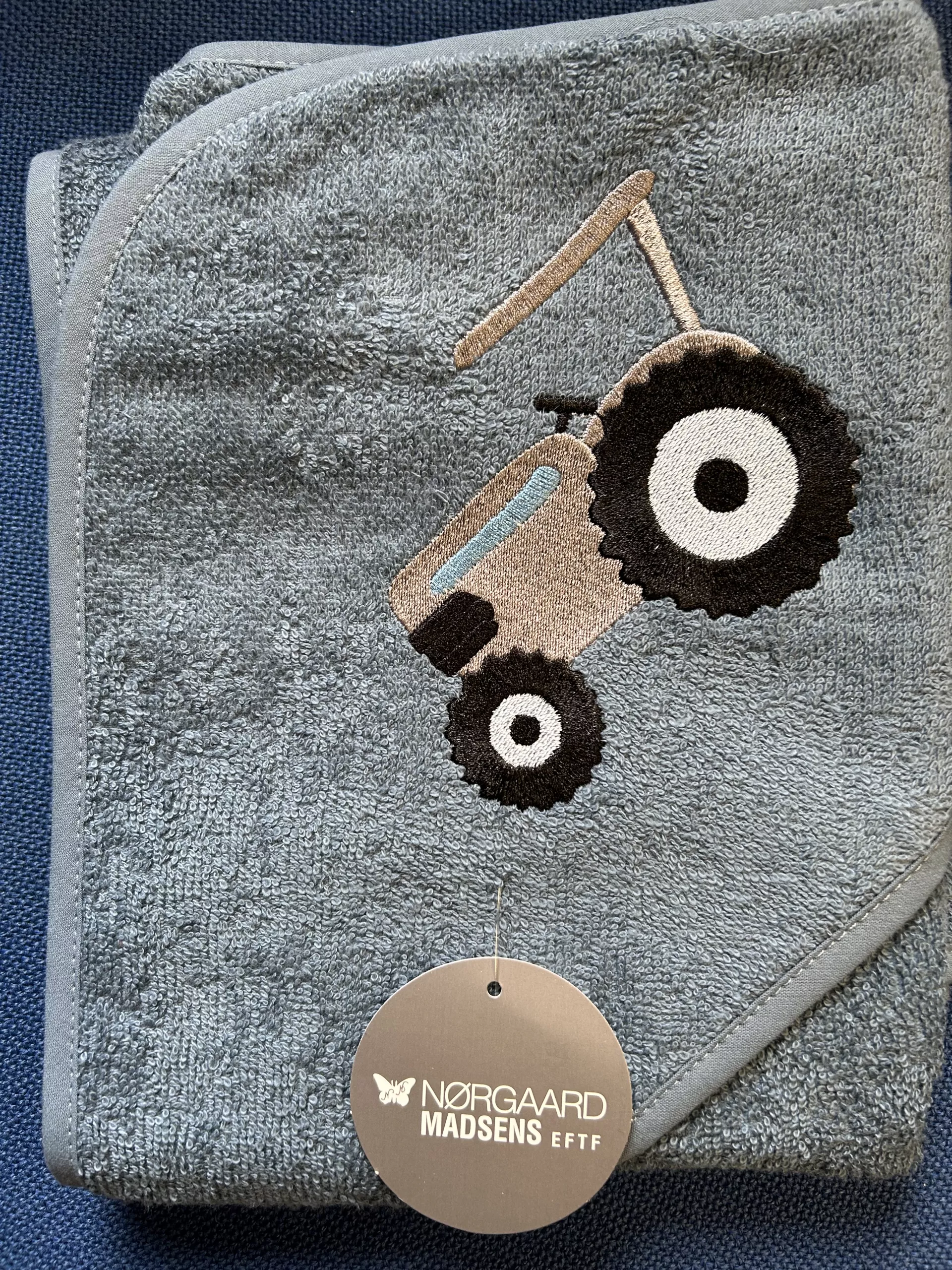 Traktor badeslag mellemblå