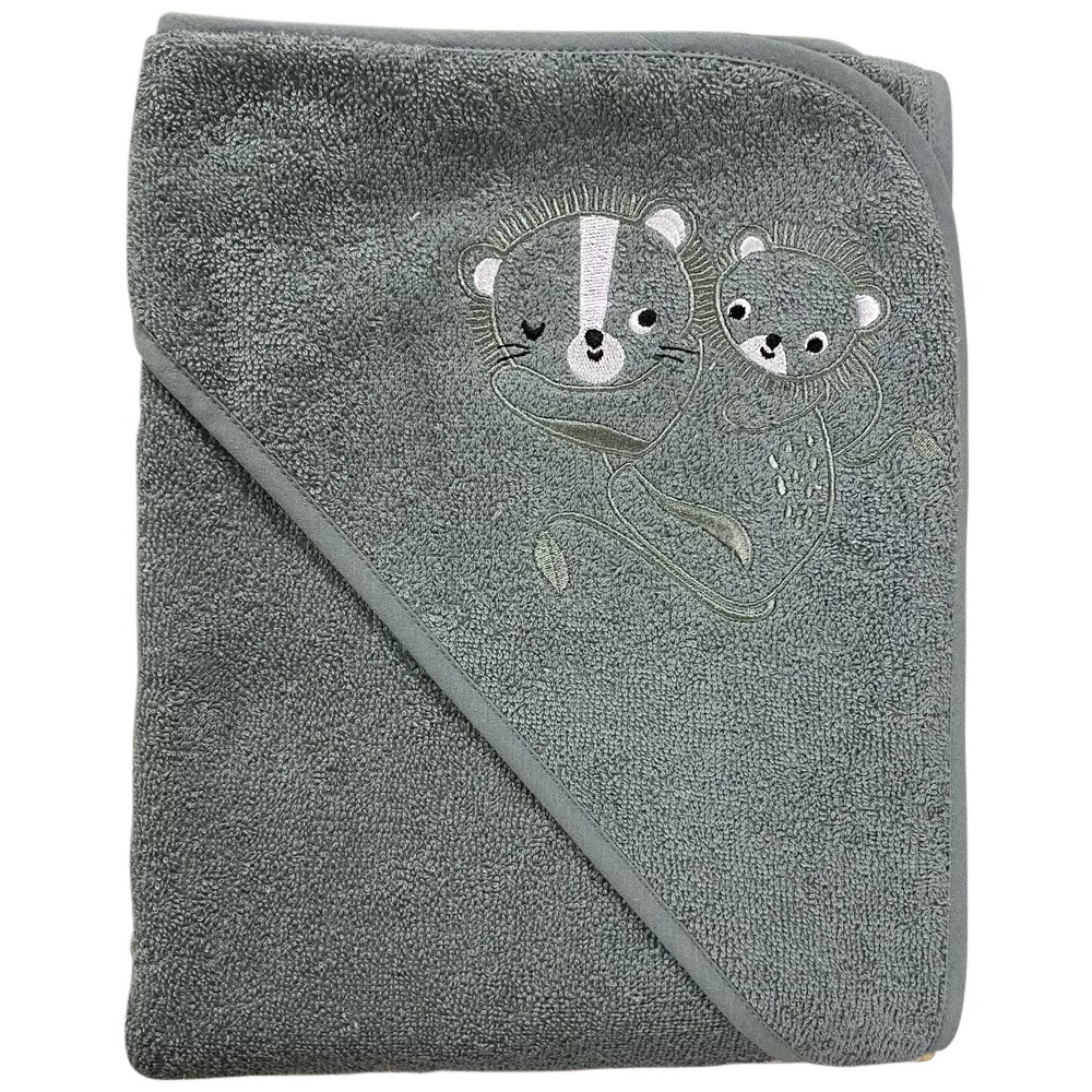 Mor & barn badeslag dusty green