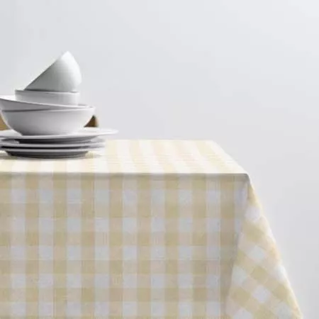 Gingham akryldug straw