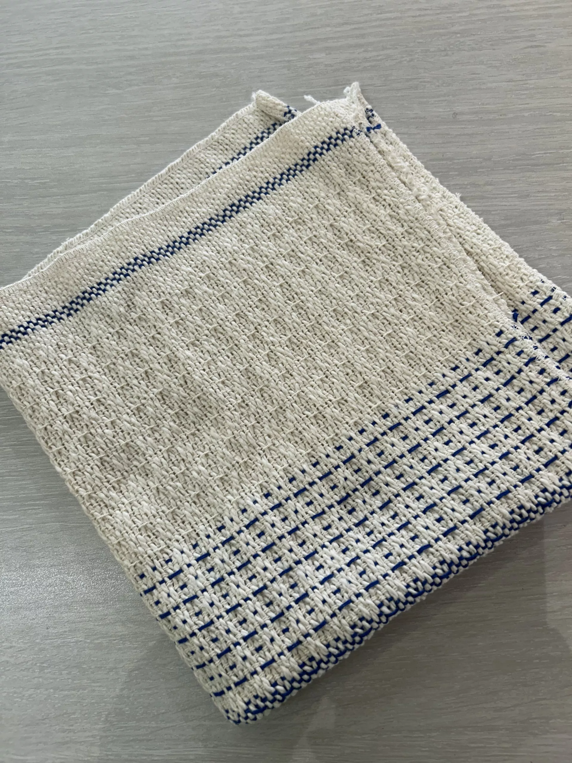 Gulvklud ubleget m/ blå midte pk m/ 3 stk