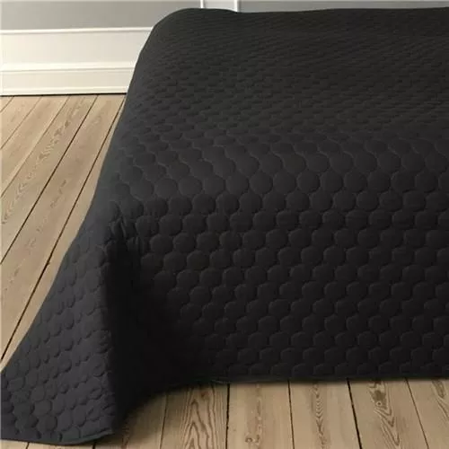 Sengetæppe pantomime sort