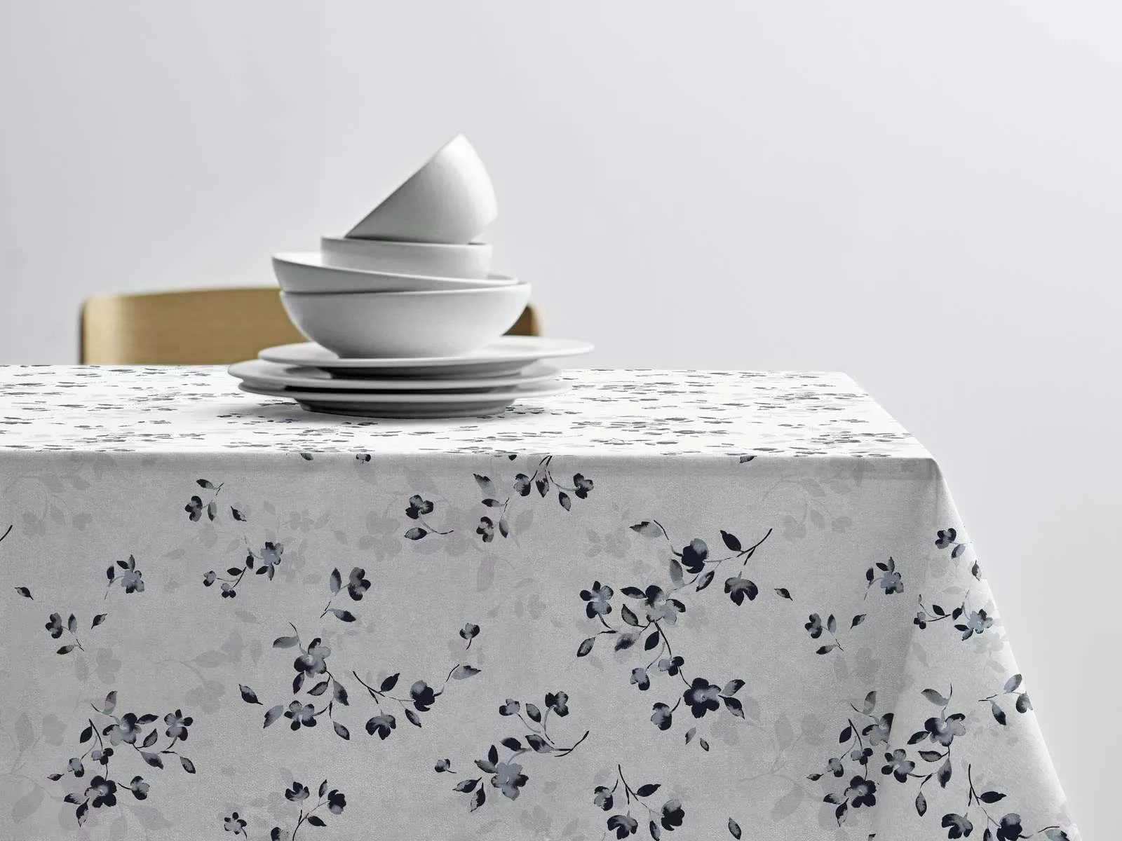 Cherry Blossom, grå akryldug