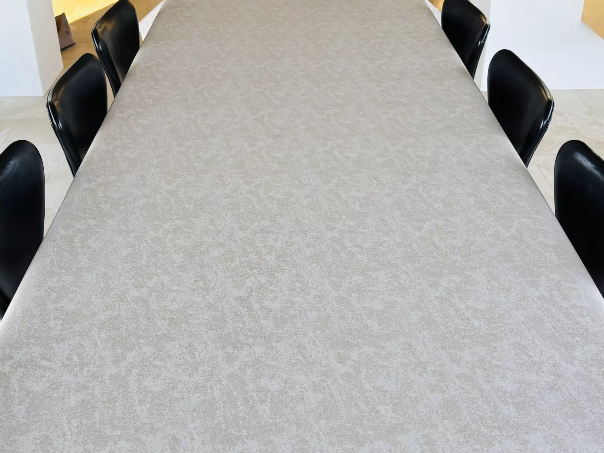 Svampetryk akryldug beige