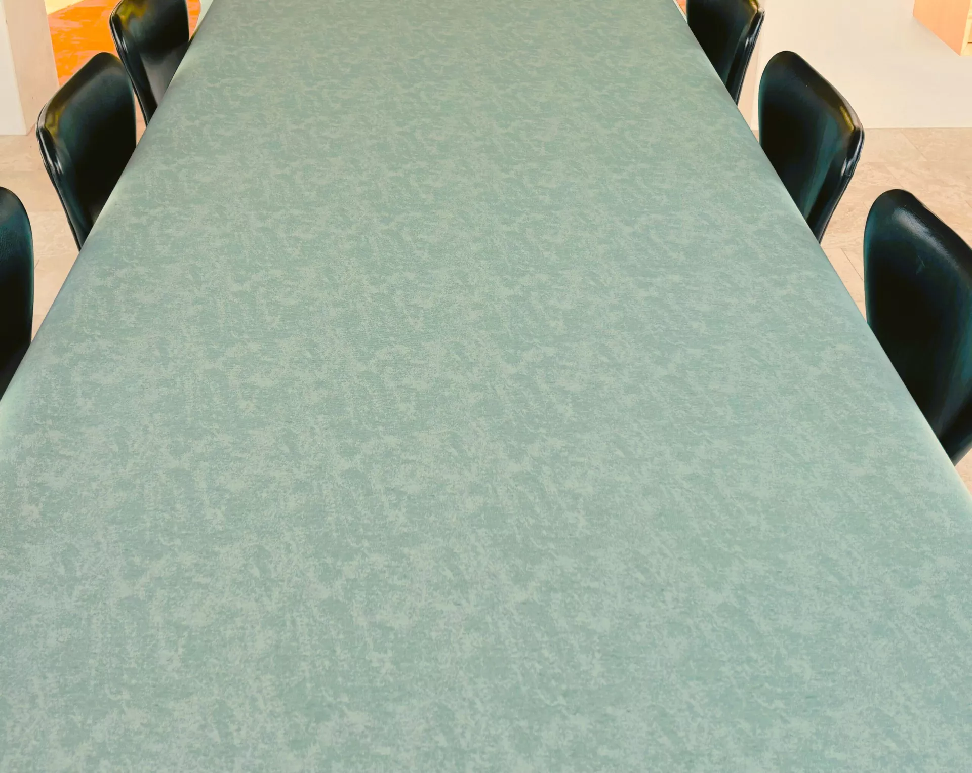 Svampetryk akryldug grøn